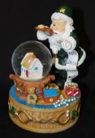 SANTA WATERGLOBE WITH LIST